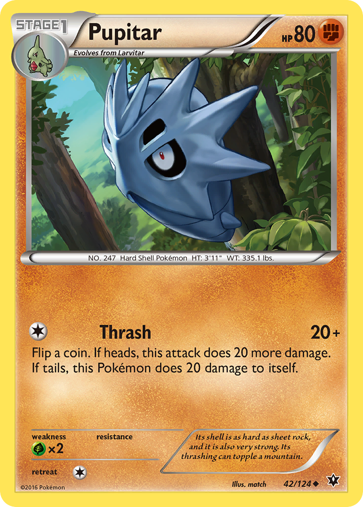 Pupitar (42/124) [XY: Fates Collide] | GnG Games