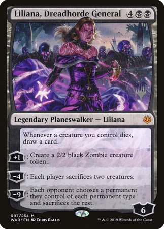 Liliana, Dreadhorde General [War of the Spark Promos] | GnG Games