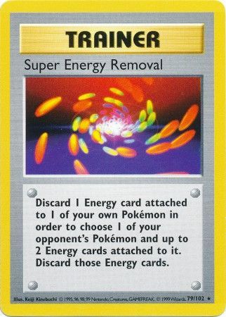 Super Energy Removal (79/102) [Base Set Shadowless Unlimited] | GnG Games