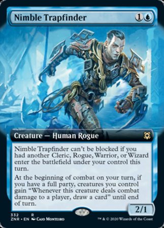 Nimble Trapfinder (Extended Art) [Zendikar Rising] | GnG Games