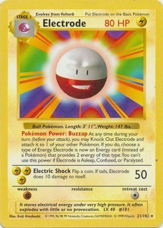 Electrode (21/102) [Base Set Shadowless Unlimited] | GnG Games