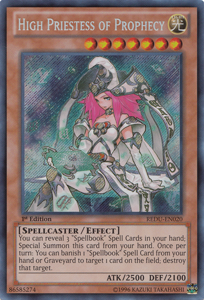 High Priestess of Prophecy [REDU-EN020] Secret Rare | GnG Games