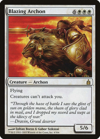 Blazing Archon [Ravnica: City of Guilds] | GnG Games