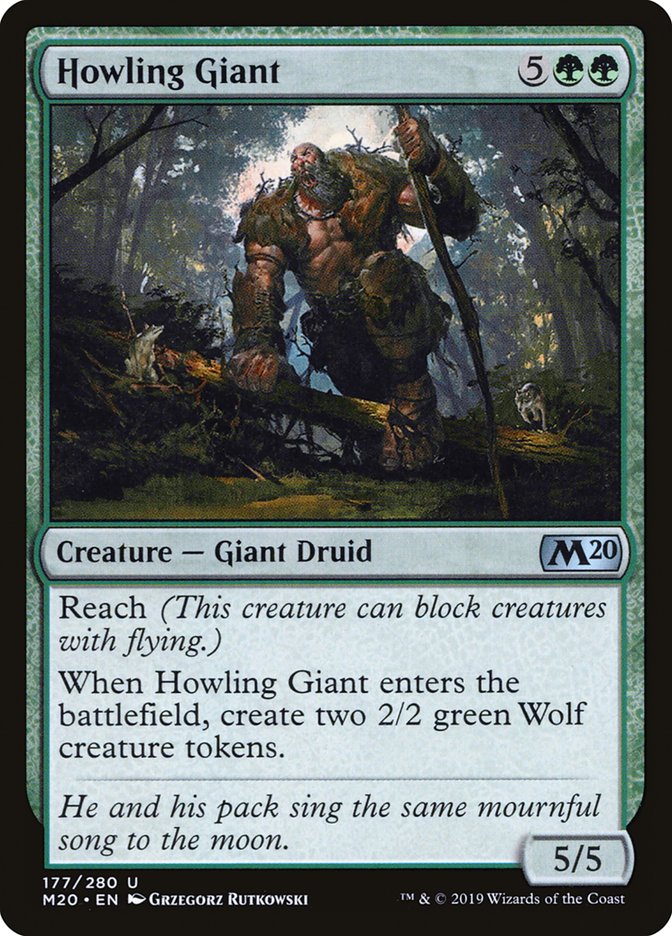 Howling Giant [Core Set 2020] | GnG Games