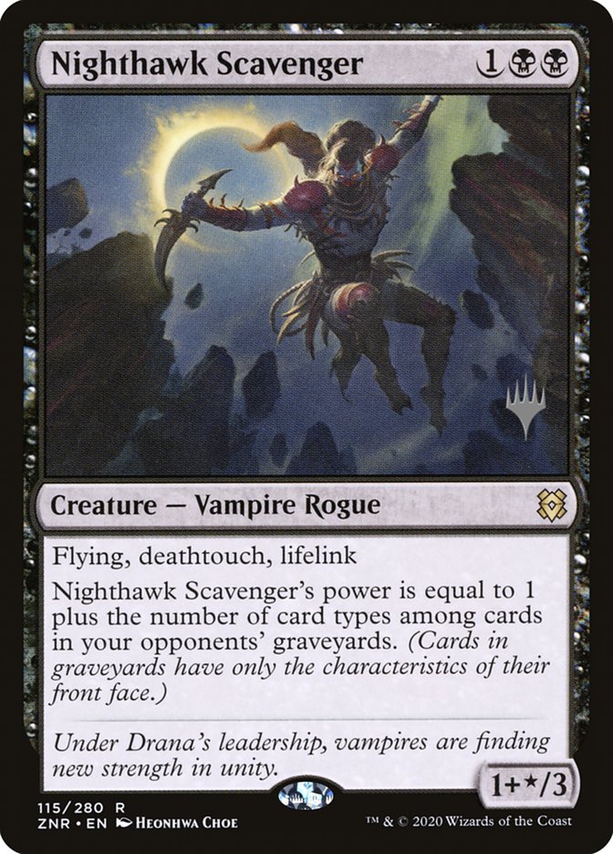 Nighthawk Scavenger (Promo Pack) [Zendikar Rising Promos] | GnG Games