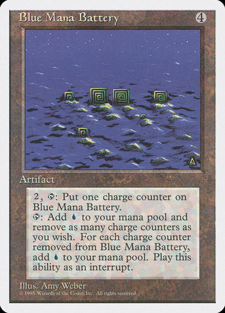 Blue Mana Battery [Fourth Edition] | GnG Games