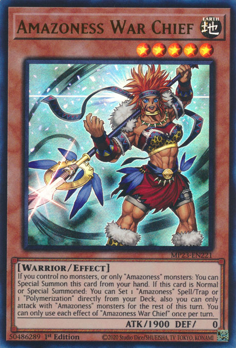 Amazoness War Chief [MP23-EN221] Ultra Rare | GnG Games