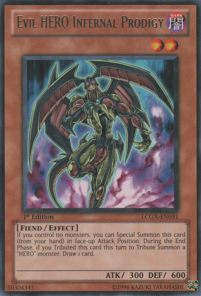 Evil HERO Infernal Prodigy [LCGX-EN031] Rare | GnG Games