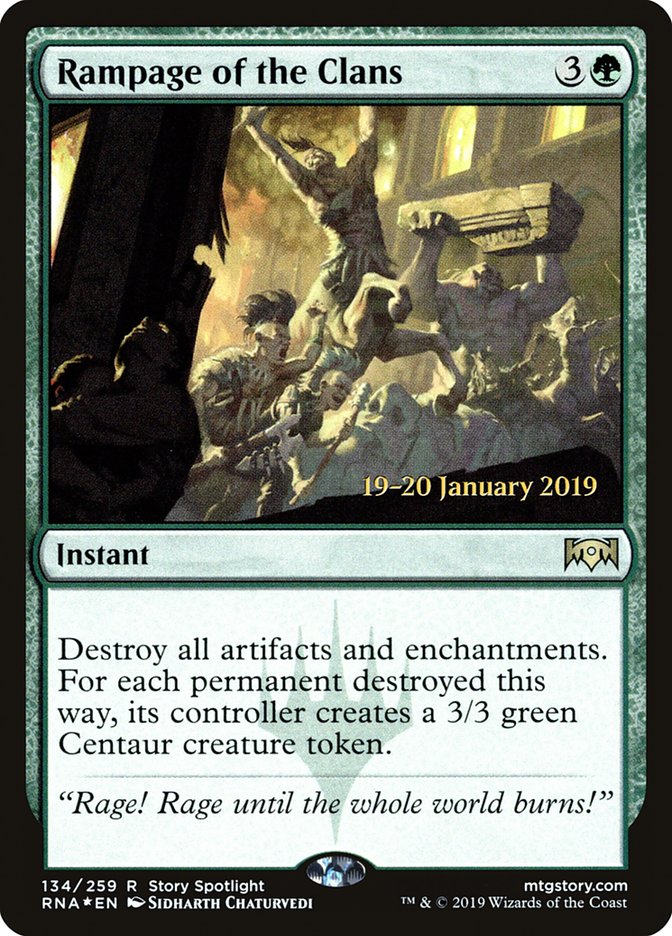 Rampage of the Clans [Ravnica Allegiance Prerelease Promos] | GnG Games