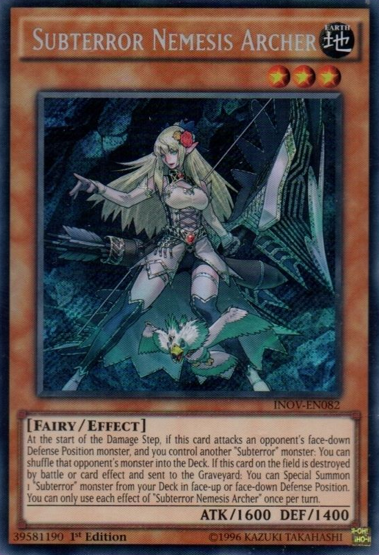 Subterror Nemesis Archer [INOV-EN082] Secret Rare | GnG Games