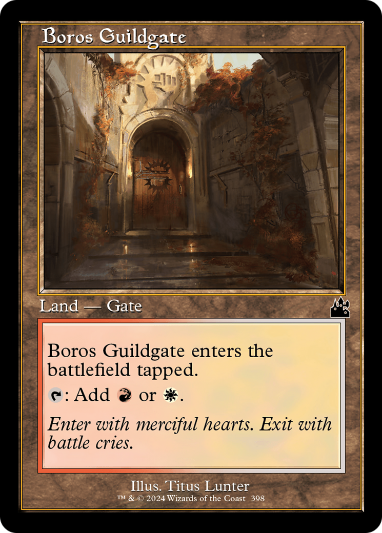 Boros Guildgate (Retro Frame) [Ravnica Remastered] | GnG Games