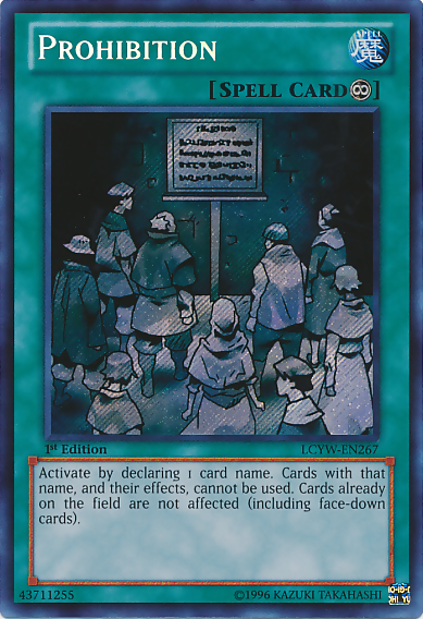 Prohibition [LCYW-EN267] Secret Rare | GnG Games