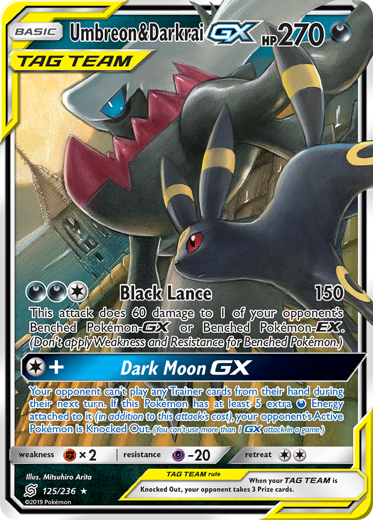 Umbreon & Darkrai GX (125/236) [Sun & Moon: Unified Minds] | GnG Games