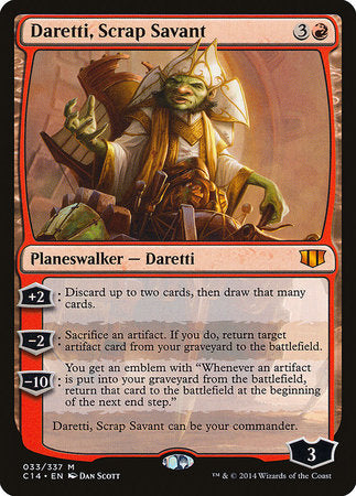 Daretti, Scrap Savant [Commander 2014] | GnG Games