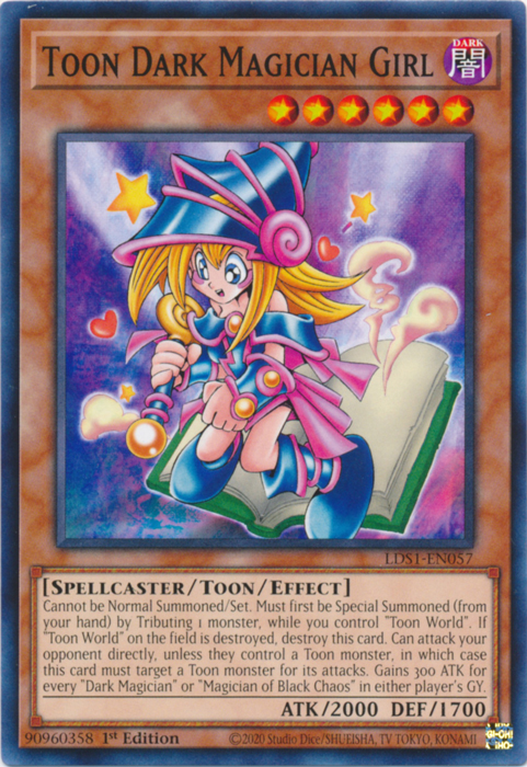 Toon Dark Magician Girl [LDS1-EN057] Common | GnG Games