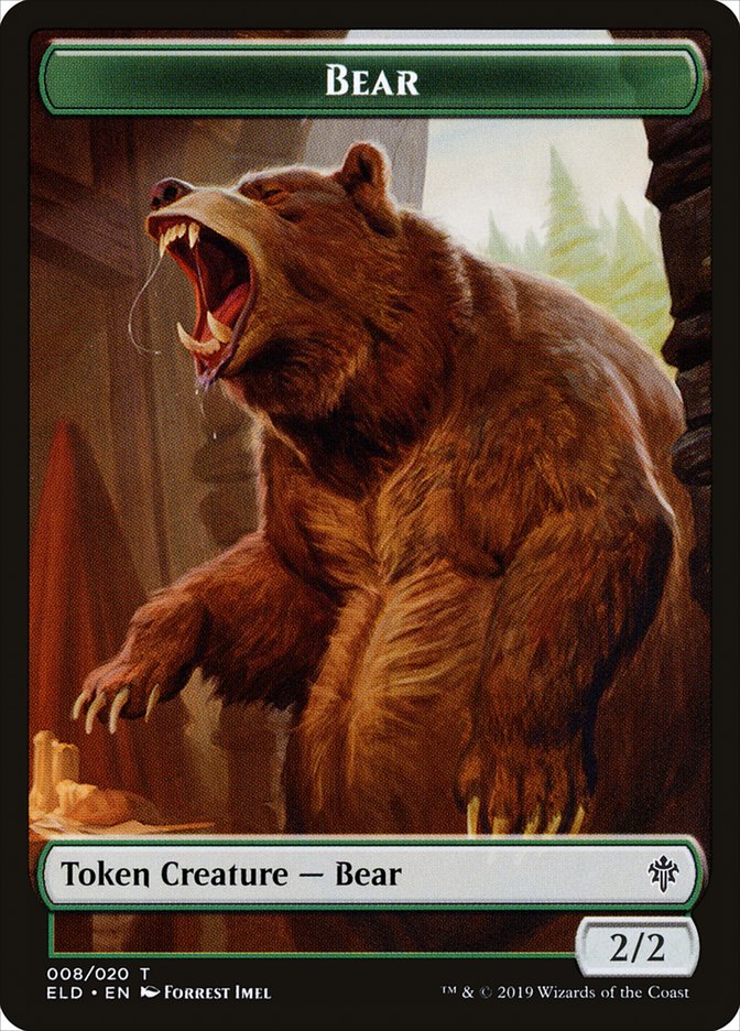 Bear [Throne of Eldraine Tokens] | GnG Games