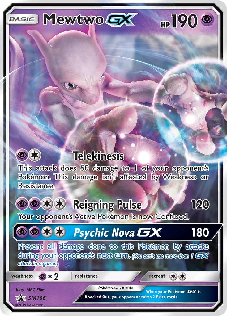 Mewtwo GX (SM196) [Sun & Moon: Black Star Promos] | GnG Games