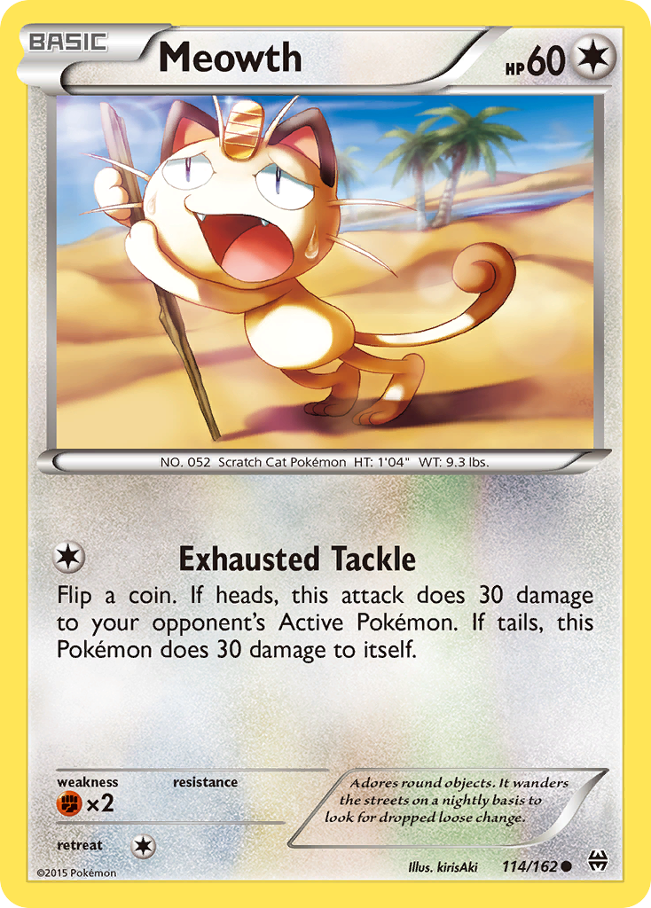 Meowth (114/162) [XY: BREAKthrough] | GnG Games