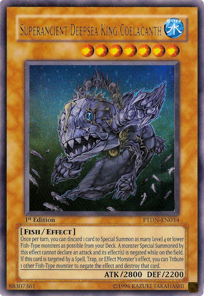 Superancient Deepsea King Coelacanth [PTDN-EN034] Ultra Rare | GnG Games