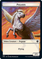 Pegasus // Thopter Double-Sided Token [Starter Commander Decks] | GnG Games