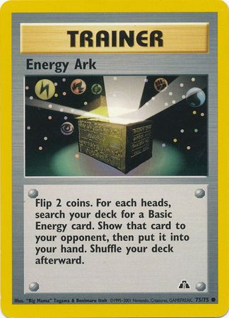 Energy Ark (75/75) [Neo Discovery Unlimited] | GnG Games