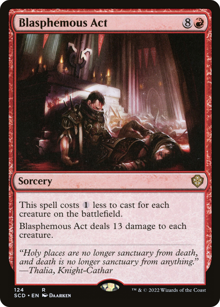 Blasphemous Act [Starter Commander Decks] | GnG Games