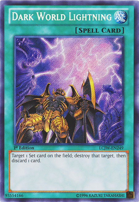 Dark World Lightning [LCJW-EN249] Secret Rare | GnG Games