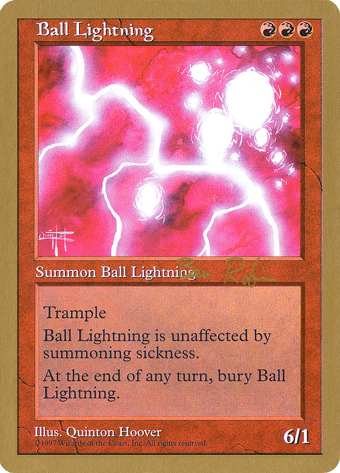 Ball Lightning (Ben Rubin) [World Championship Decks 1998] | GnG Games