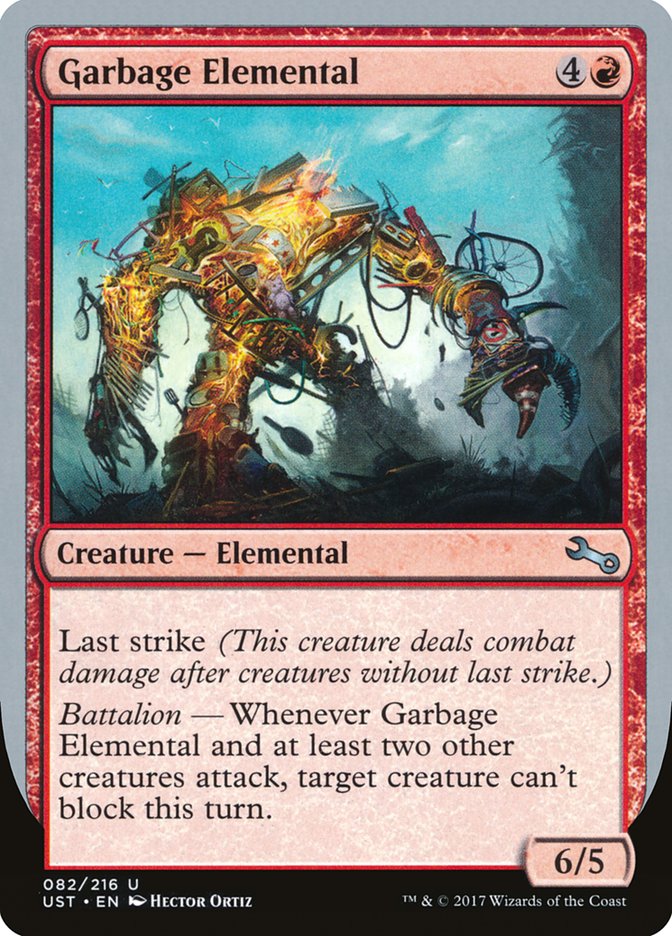 Garbage Elemental (6/5 Creature) [Unstable] | GnG Games