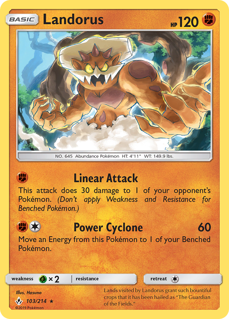 Landorus (103/214) [Sun & Moon: Unbroken Bonds] | GnG Games
