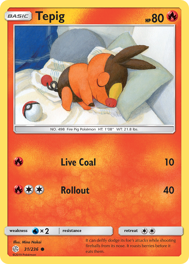 Tepig (31/236) [Sun & Moon: Cosmic Eclipse] | GnG Games