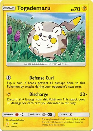 Togedemaru (26/30) [Sun & Moon: Trainer Kit - Alolan Raichu] | GnG Games