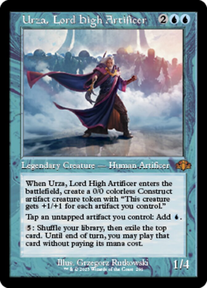 Urza, Lord High Artificer (Retro) [Dominaria Remastered] | GnG Games