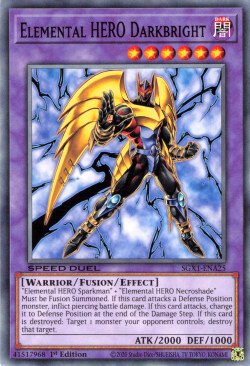 Elemental HERO Darkbright [SGX1-ENA25] Common | GnG Games