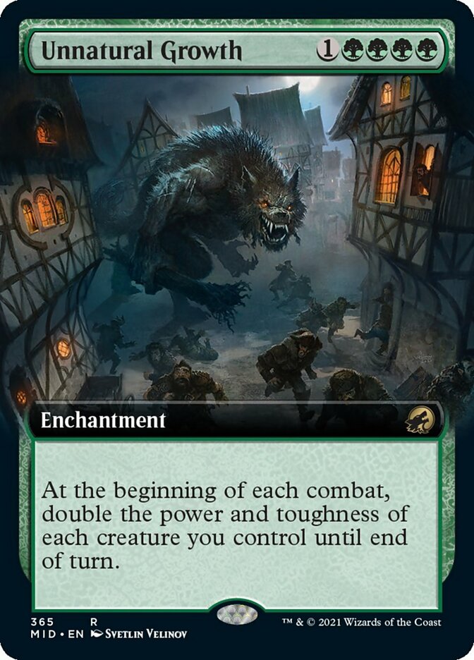 Unnatural Growth (Extended) [Innistrad: Midnight Hunt] | GnG Games