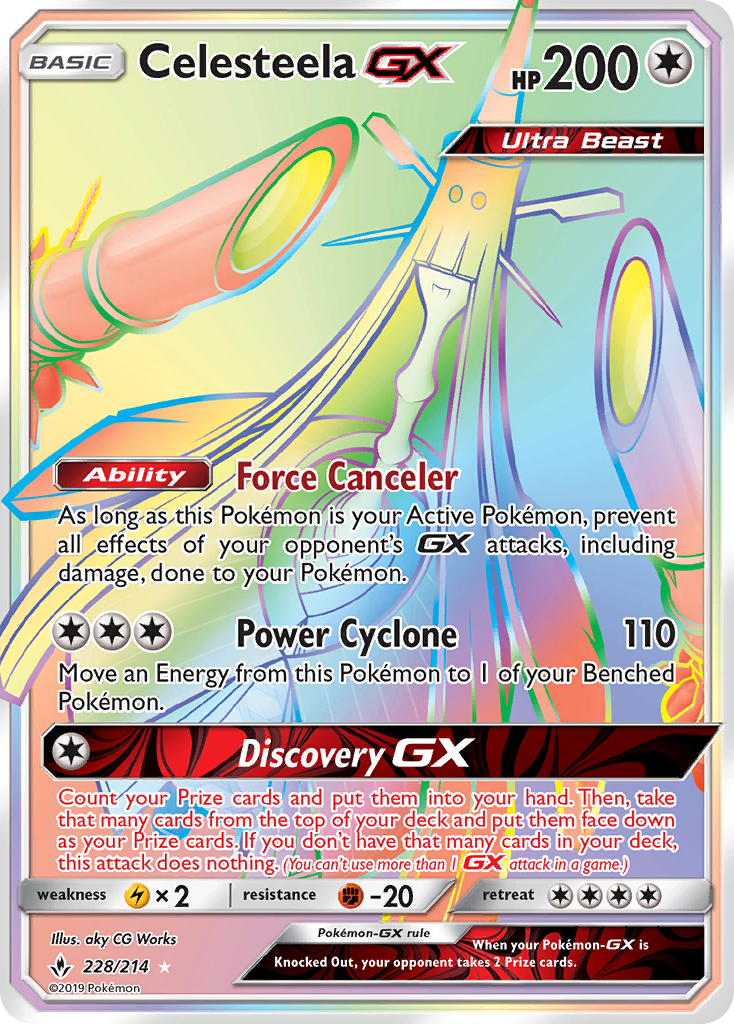 Celesteela GX (228/214) [Sun & Moon: Unbroken Bonds] | GnG Games