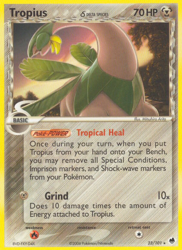 Tropius (23/101) (Delta Species) [EX: Dragon Frontiers] | GnG Games