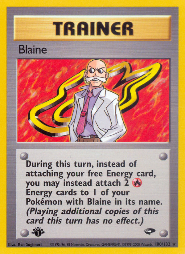 Blaine (100/132) [Gym Challenge 1st Edition] | GnG Games