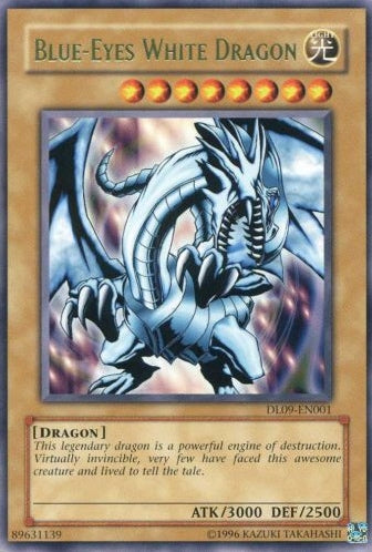 Blue-Eyes White Dragon (Green) [DL09-EN001] Rare | GnG Games