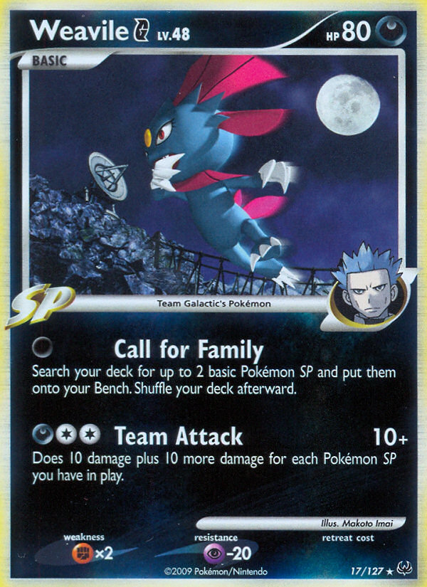 Weavile G (17/127) [Platinum: Base Set] | GnG Games