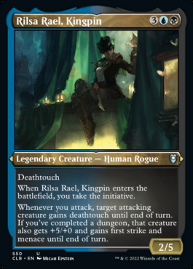 Rilsa Rael, Kingpin (Foil Etched) [Commander Legends: Battle for Baldur's Gate] | GnG Games