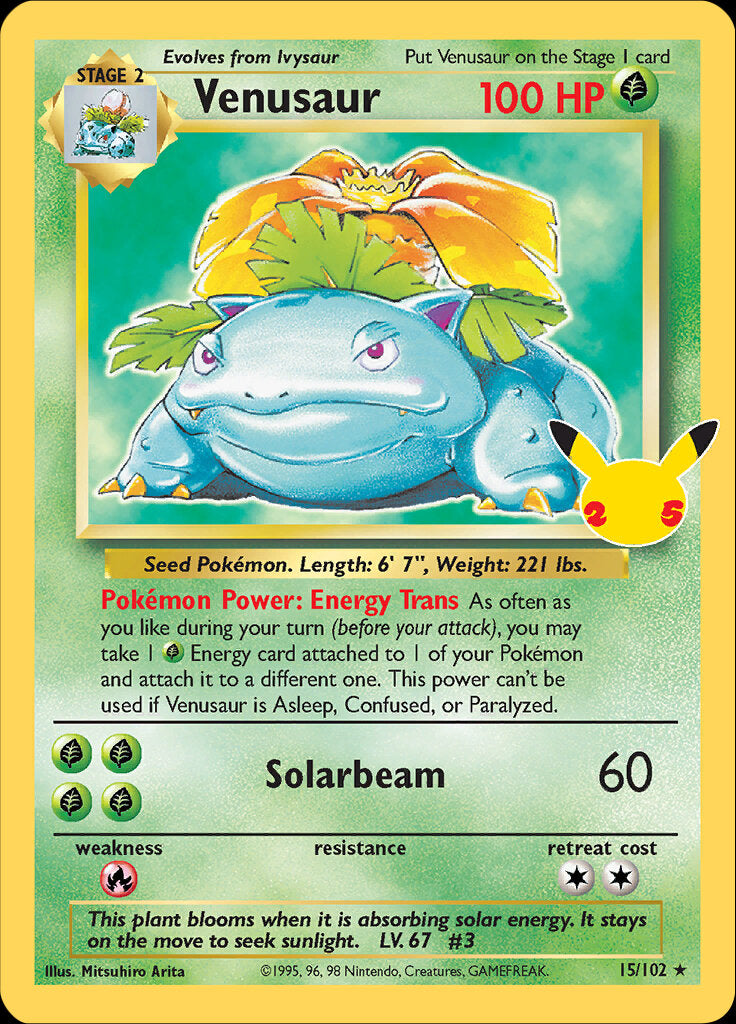 Venusaur (15/102) [Celebrations: 25th Anniversary - Classic Collection] | GnG Games