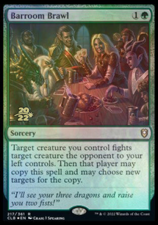 Barroom Brawl [Commander Legends: Battle for Baldur's Gate Prerelease Promos] | GnG Games