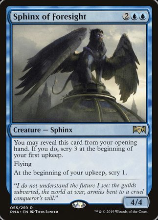 Sphinx of Foresight [Ravnica Allegiance] | GnG Games