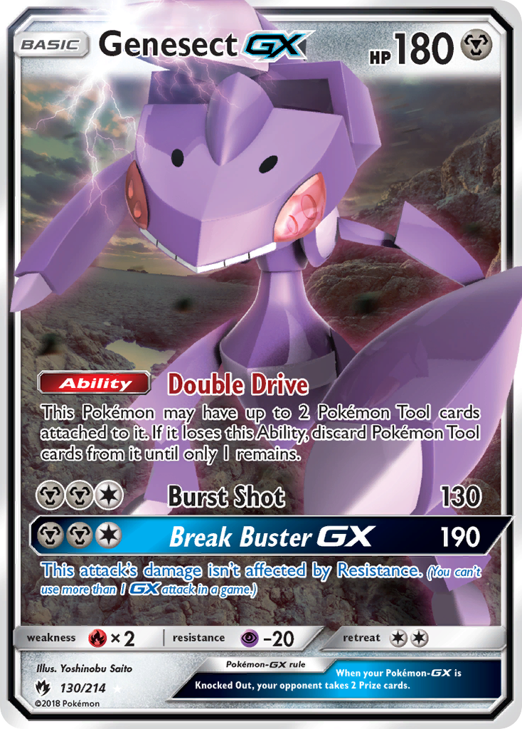 Genesect GX (130/214) [Sun & Moon: Lost Thunder] | GnG Games