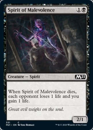 Spirit of Malevolence [Core Set 2021] | GnG Games