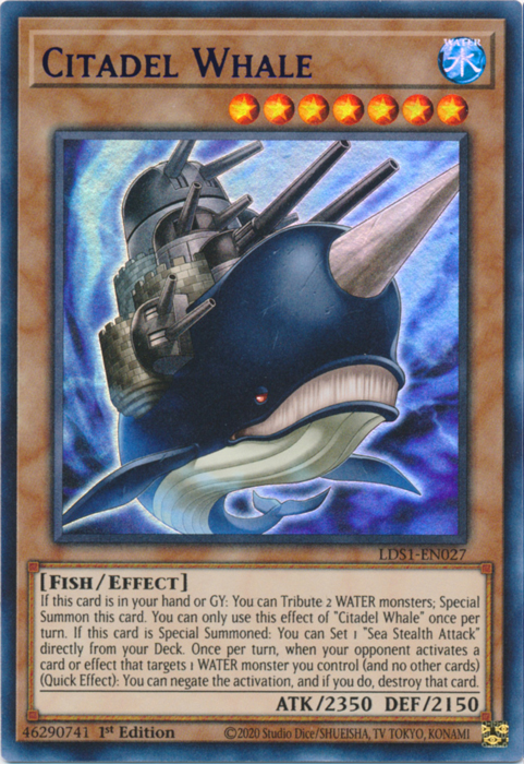 Citadel Whale (Purple) [LDS1-EN027] Ultra Rare | GnG Games