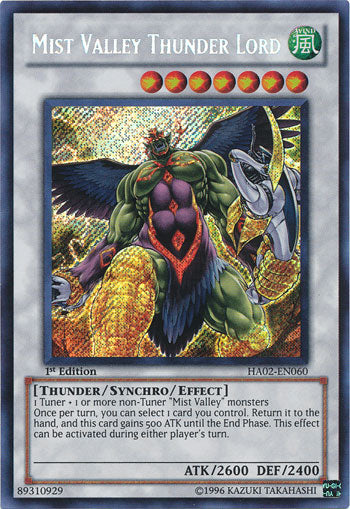 Mist Valley Thunder Lord [HA02-EN060] Secret Rare | GnG Games