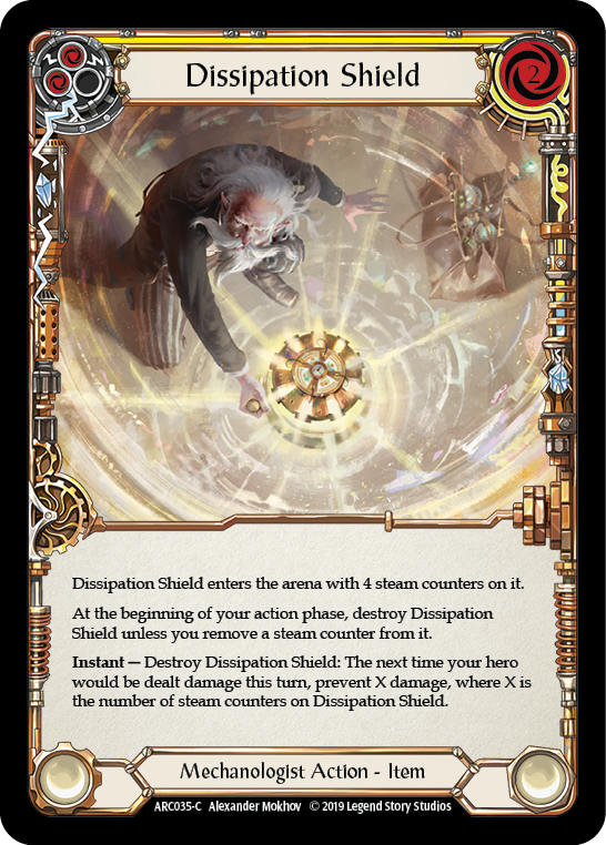 Dissipation Shield [ARC035-C] 1st Edition Rainbow Foil | GnG Games