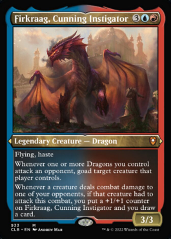 Firkraag, Cunning Instigator (Display Commander) (Foil Etched) [Commander Legends: Battle for Baldur's Gate] | GnG Games